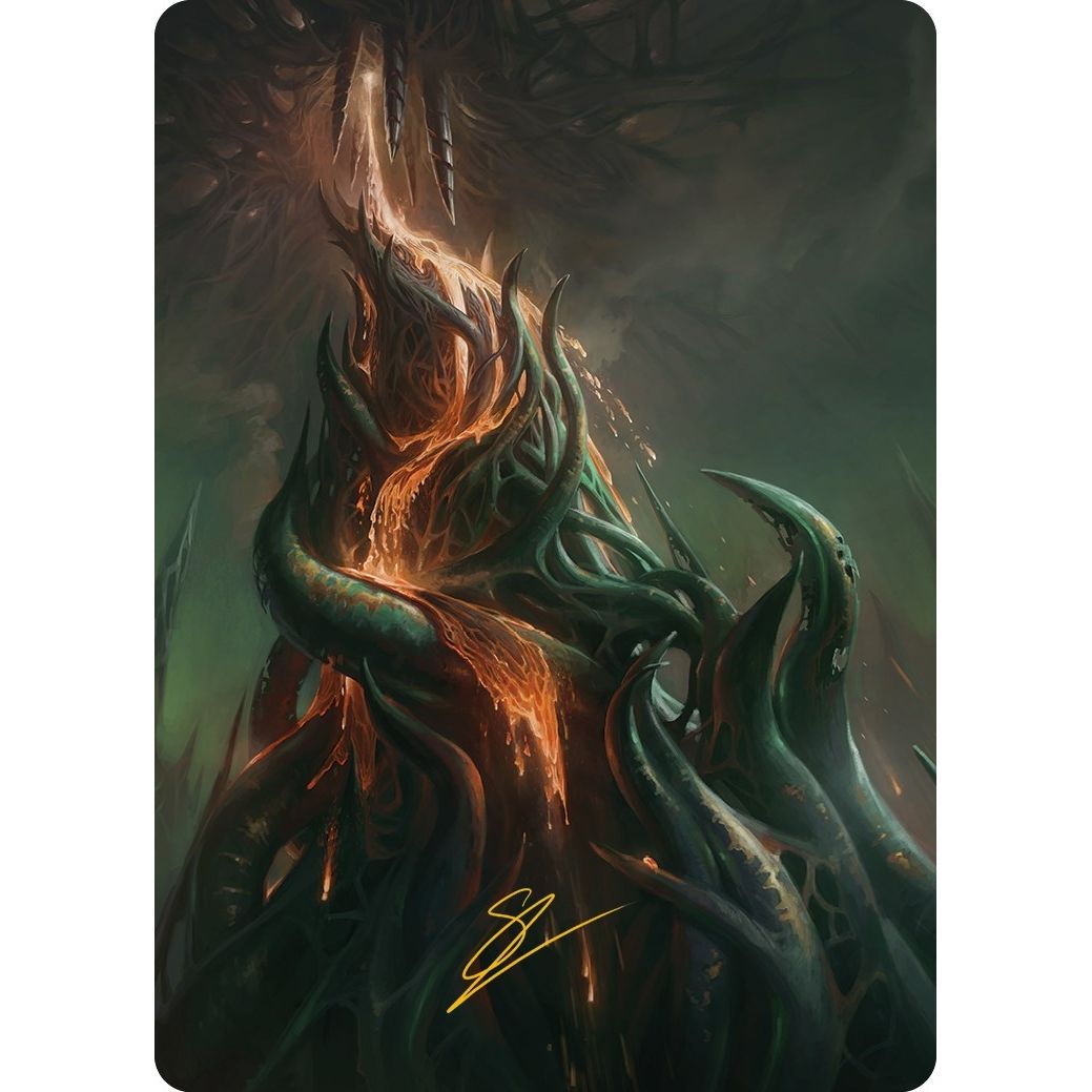 Image for Copperline Gorge Art Card (Gold-Stamped Signature) (57) (ASONE) - Magic: The Gathering