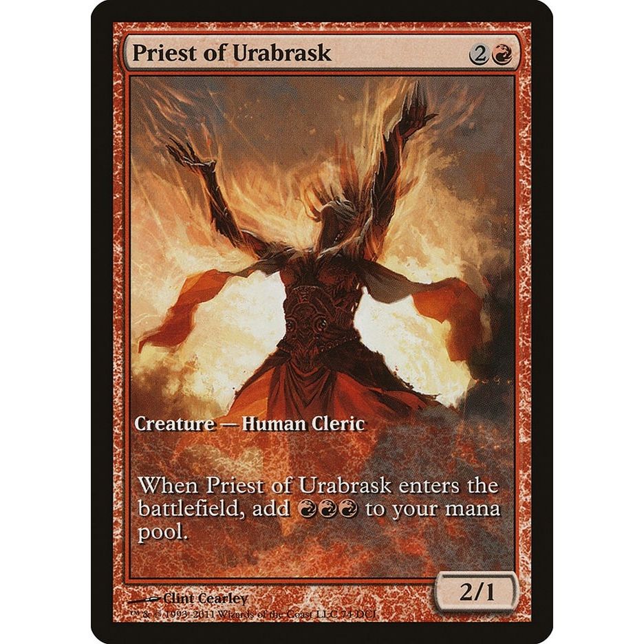 Image for Priest of Urabrask (74) (GAME) - Magic: The Gathering