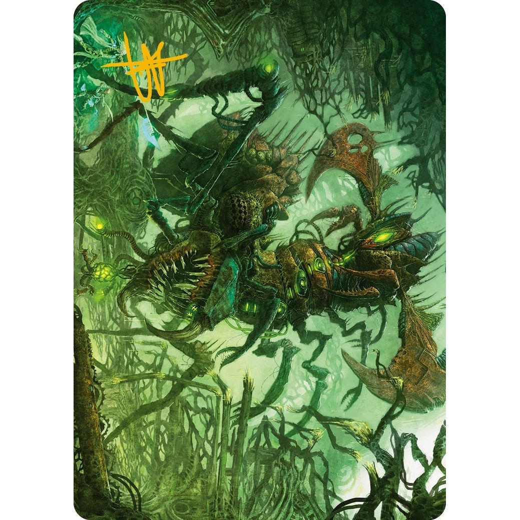 Image for Skyscythe Engulfer Art Card (Gold-Stamped Signature) (42) (ASONE) - Magic: The Gathering
