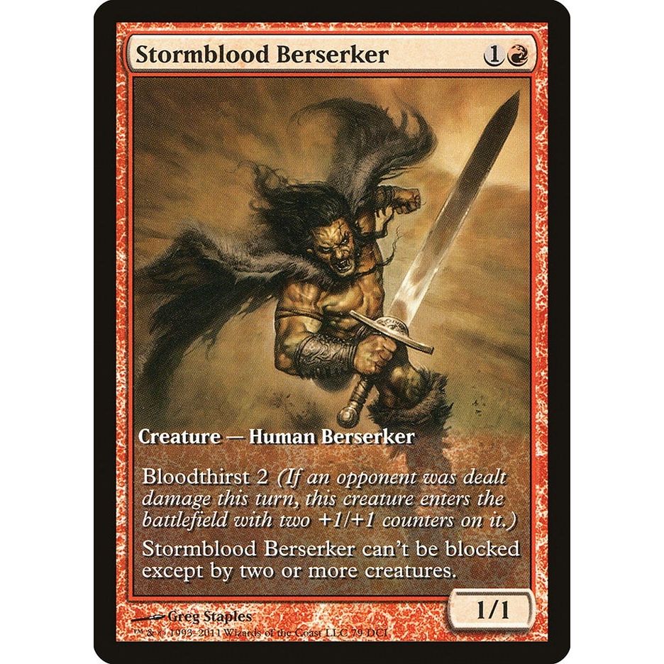 Image for Stormblood Berserker (156) (GAME) - Magic: The Gathering