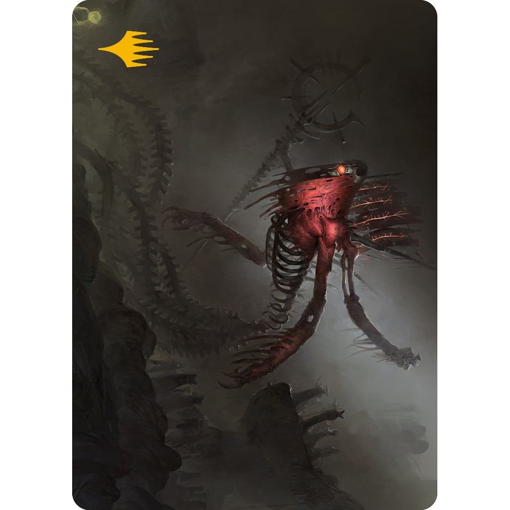 Image for Drivnod, Carnage Dominus Art Card (Gold-Stamped Signature) (20) (ASONE) - Magic: The Gathering