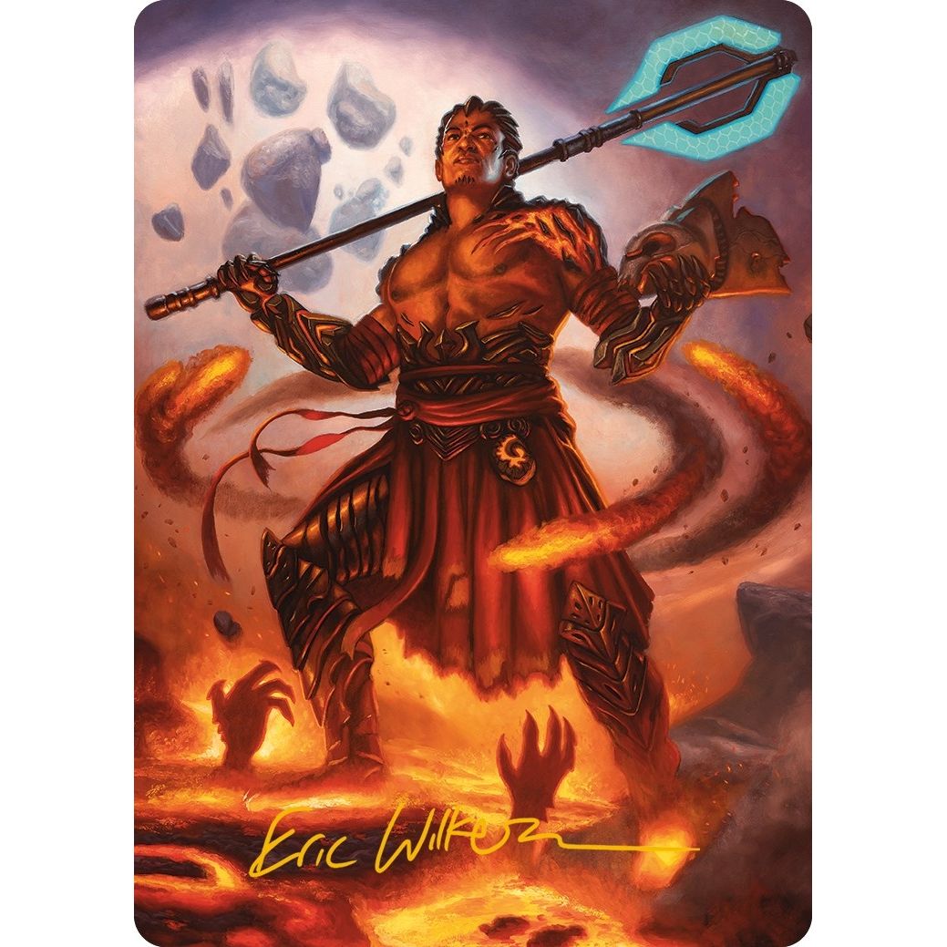 Image for Koth, Fire of Resistance Art Card (Gold-Stamped Signature) (31) (ASONE) - Magic: The Gathering