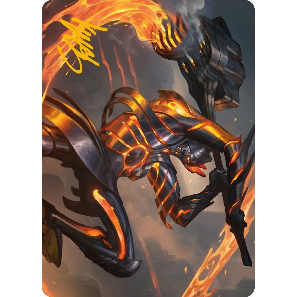 Image for Forgehammer Centurion Art Card (Gold-Stamped Signature) (26) (ASONE) - Magic: The Gathering