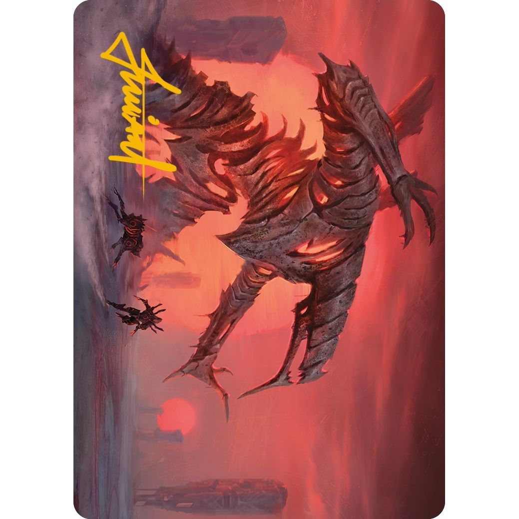 Image for Red Sun's Twilight Art Card (Gold-Stamped Signature) (33) (ASONE) - Magic: The Gathering