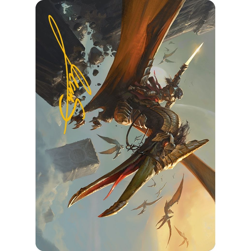 Image for Skyhunter Strike Force Art Card (Gold-Stamped Signature) (9) (ASONE) - Magic: The Gathering