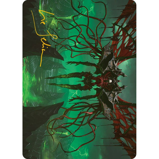 Image for Archfiend of the Dross Art Card (Gold-Stamped Signature) (18) (ASONE) - Magic: The Gathering