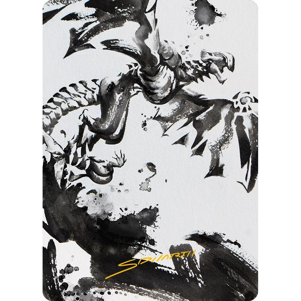 Image for Quicksilver Fisher Art Card (Gold-Stamped Signature) (68) (ASONE) - Magic: The Gathering