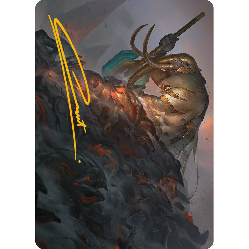 Image for Against All Odds Art Card (Gold-Stamped Signature) (1) (ASONE) - Magic: The Gathering