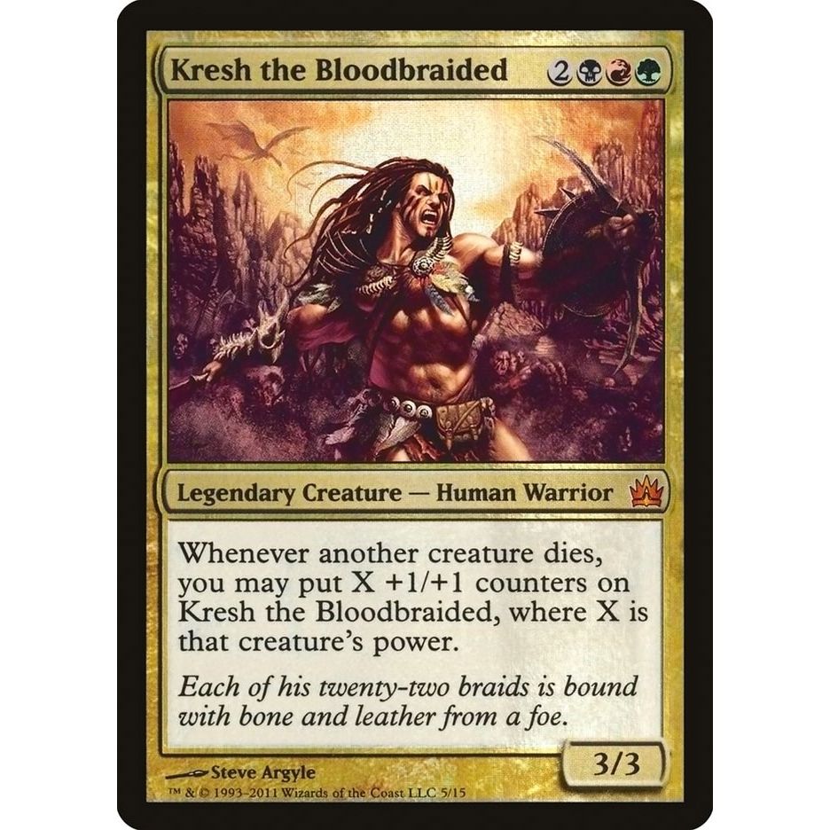 Image for Kresh the Bloodbraided (5) (V11) - Magic: The Gathering
