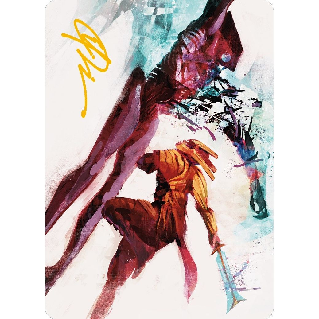 Image for Hexgold Slash Art Card (Gold-Stamped Signature) (30) (ASONE) - Magic: The Gathering