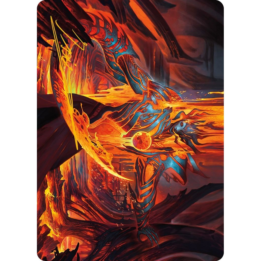 Image for Free From Flesh Art Card (Gold-Stamped Signature) (27) (ASONE) - Magic: The Gathering