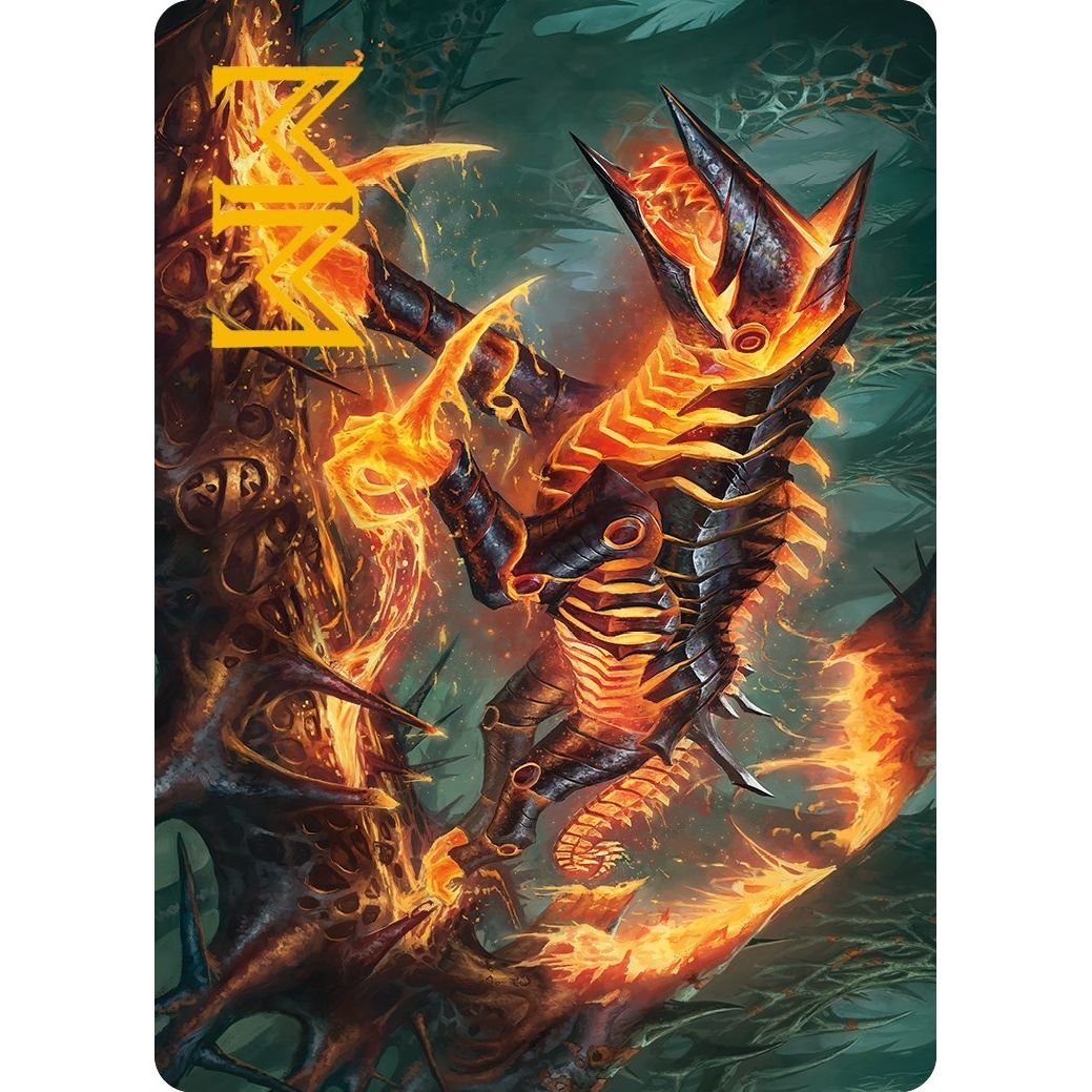 Image for Kuldotha Cackler Art Card (Gold-Stamped Signature) (32) (ASONE) - Magic: The Gathering