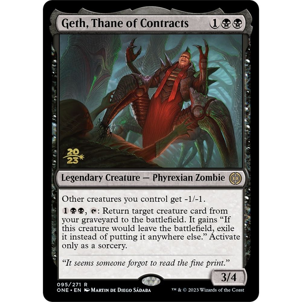 Image for Geth, Thane of Contracts (95) (PRE) - Magic: The Gathering