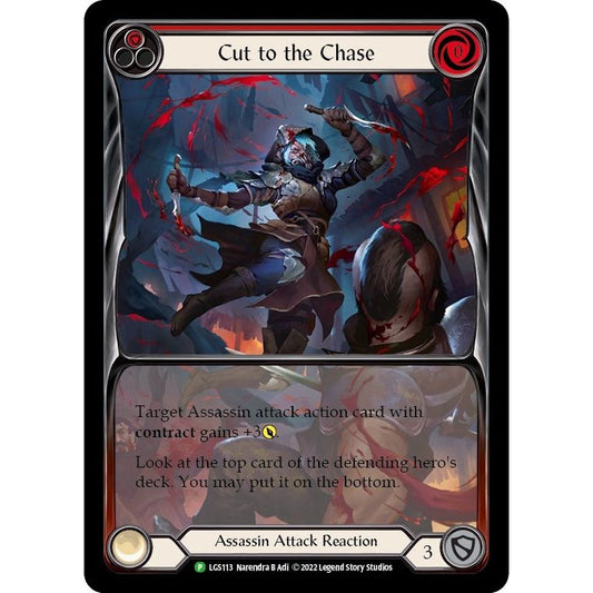 Image for Cut to the Chase (Red) - LGS113 (LGS113) (PR) - Flesh and Blood TCG