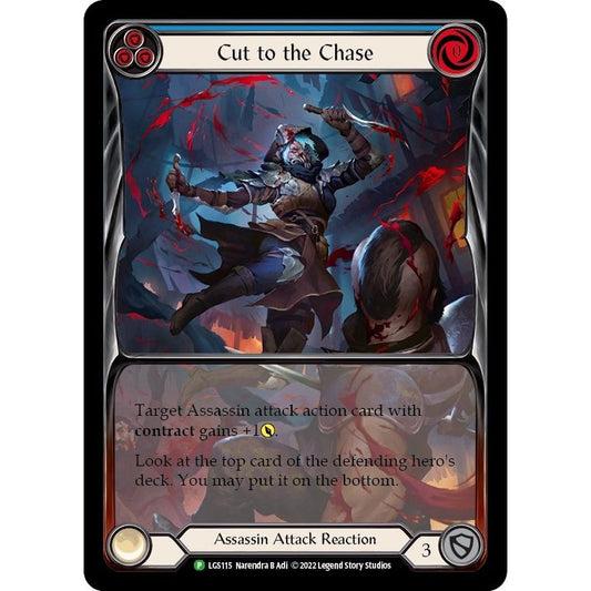Image for Cut to the Chase (Blue) - LGS115 (LGS115) (PR) - Flesh and Blood TCG