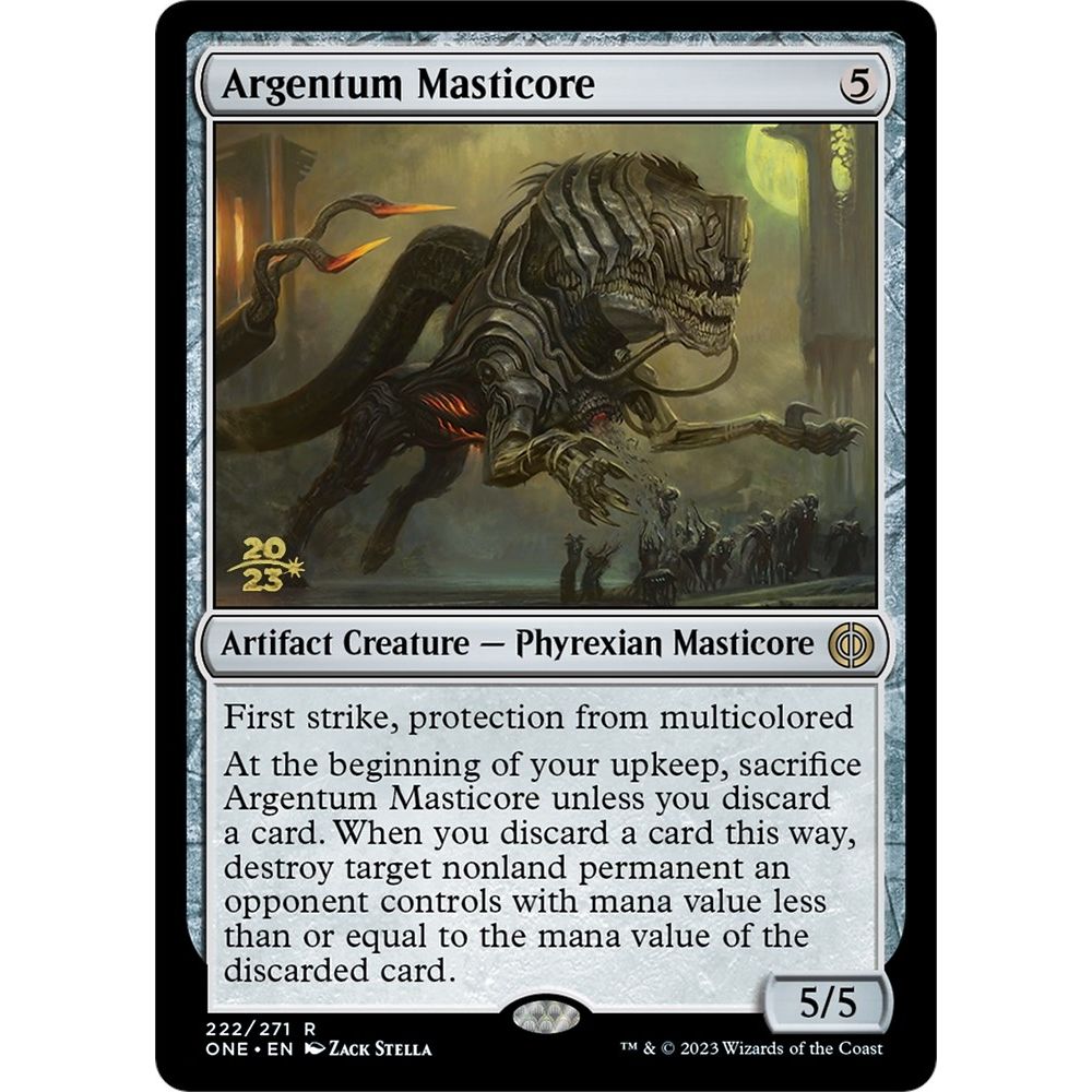 Image for Argentum Masticore (222) (PRE) - Magic: The Gathering