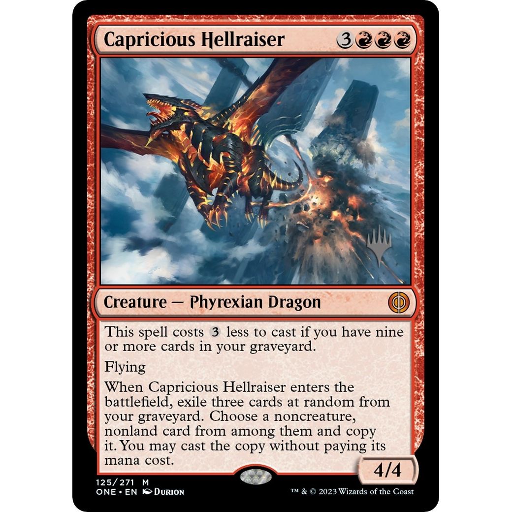 Image for Capricious Hellraiser (125) (PPONE) - Magic: The Gathering