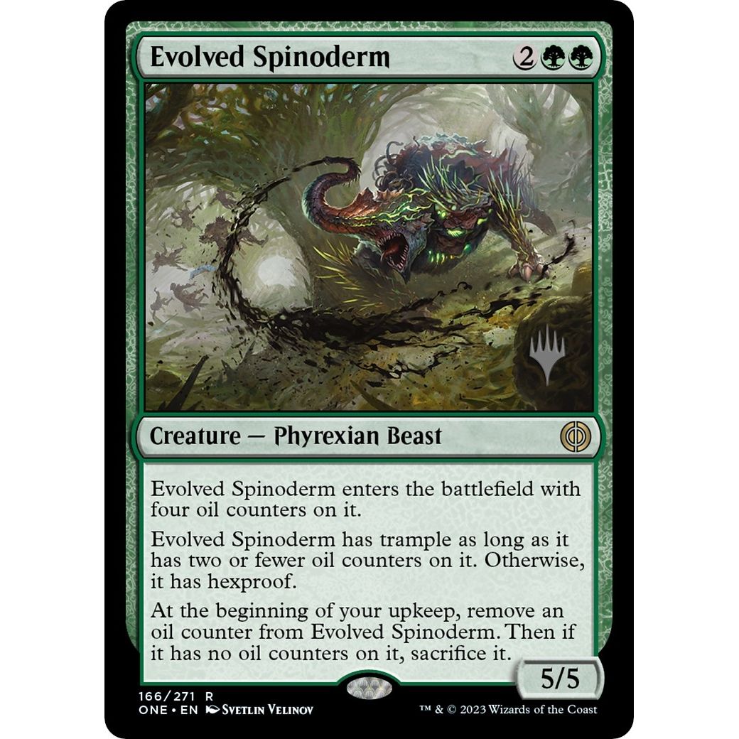 Image for Evolved Spinoderm (166) (PPONE) - Magic: The Gathering