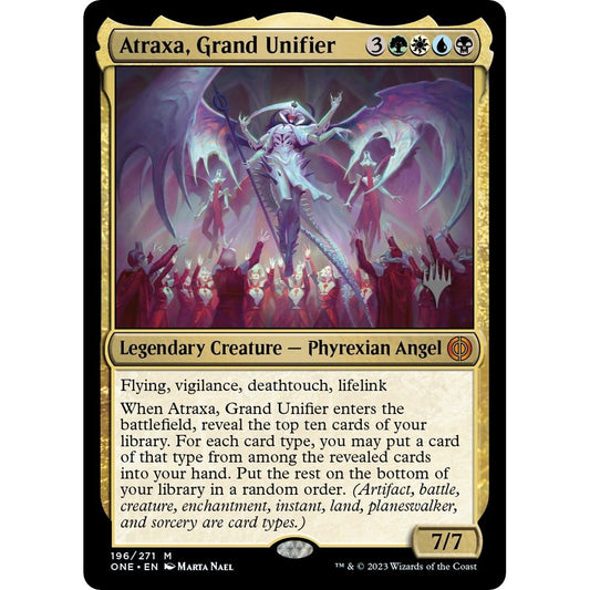 Image for Atraxa, Grand Unifier (196) (PPONE) - Magic: The Gathering