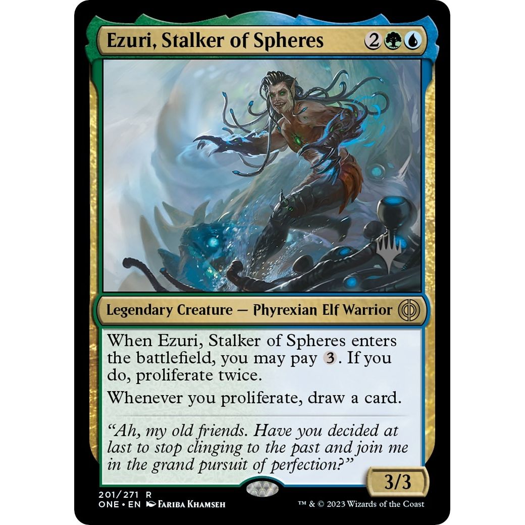 Image for Ezuri, Stalker of Spheres (201) (PPONE) - Magic: The Gathering