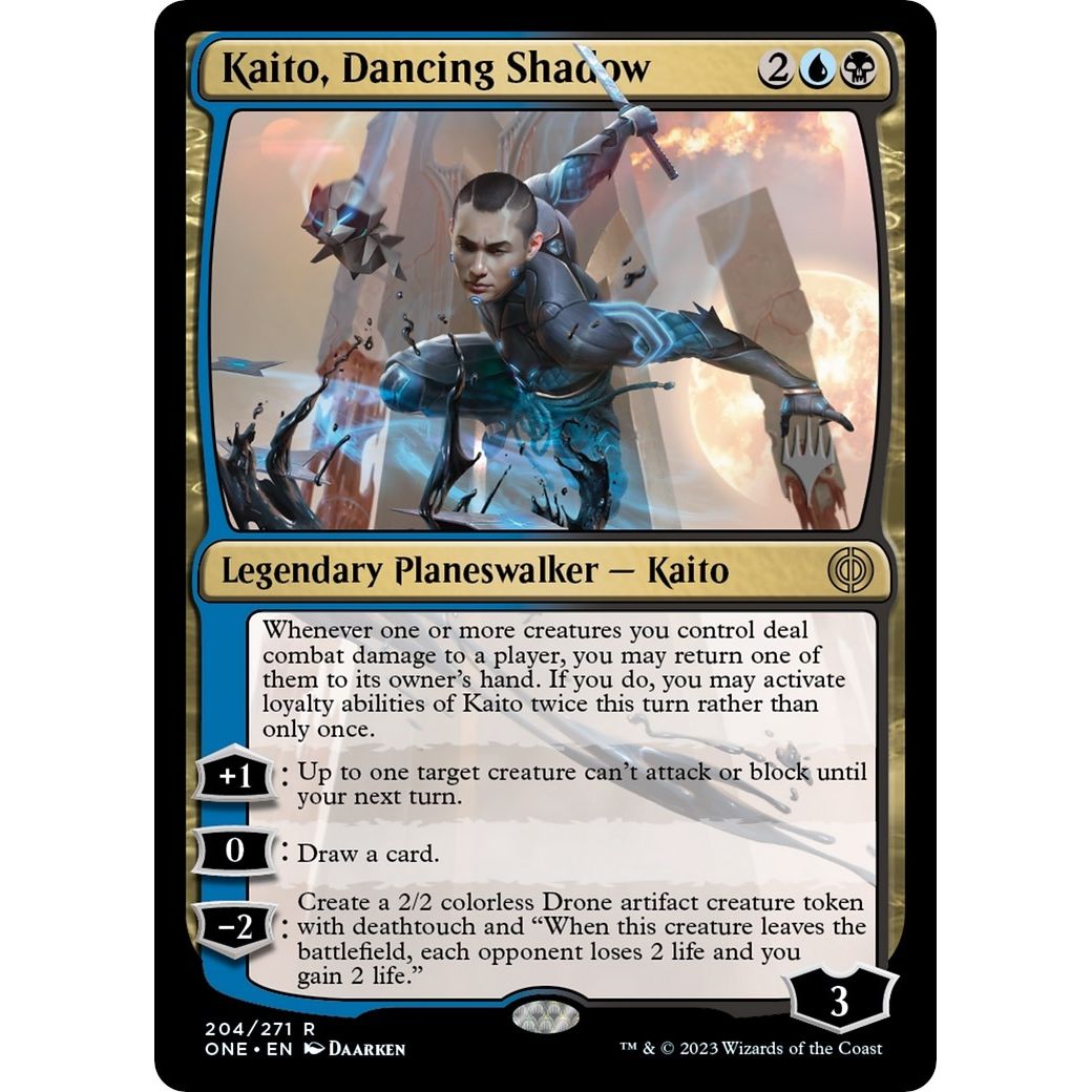 Image for Kaito, Dancing Shadow (204) (PPONE) - Magic: The Gathering
