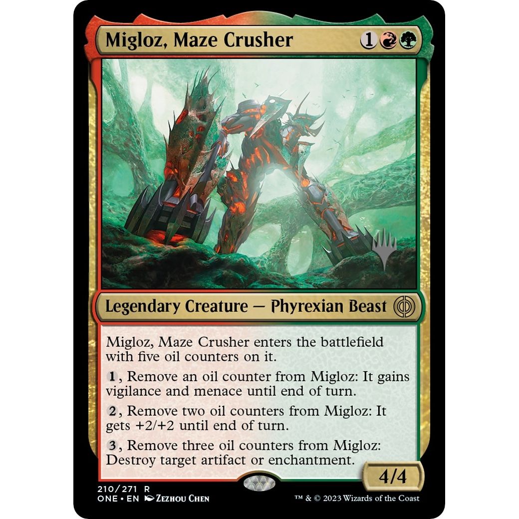 Image for Migloz, Maze Crusher (210) (PPONE) - Magic: The Gathering