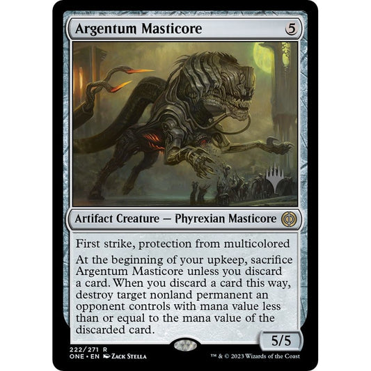Image for Argentum Masticore (222) (PPONE) - Magic: The Gathering