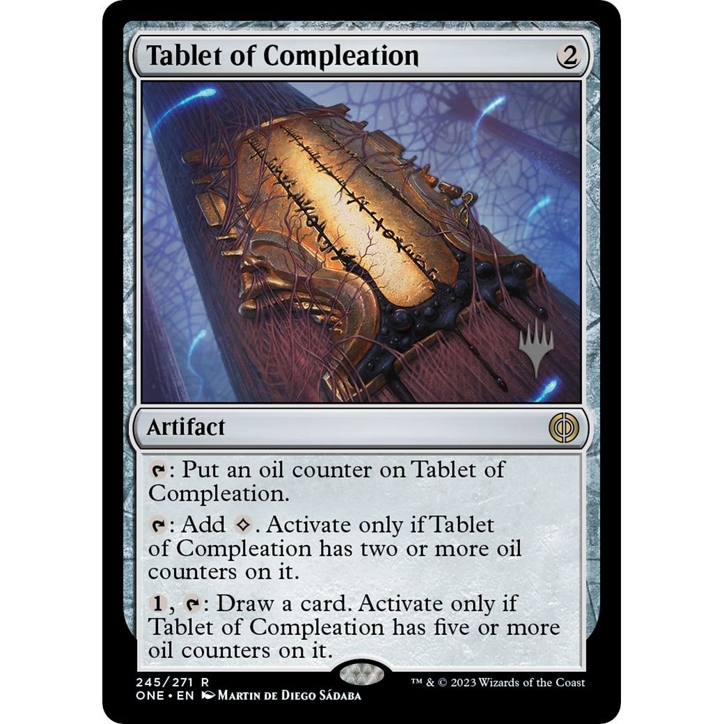 Image for Tablet of Compleation (245) (PPONE) - Magic: The Gathering