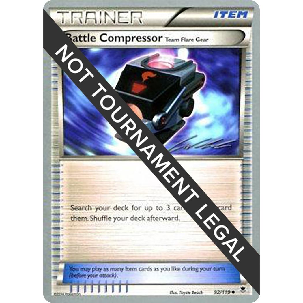 Image for Battle Compressor (Team Flare Gear) - 2016 (Cody Walinski) (92/119) (WCD) - Pokemon