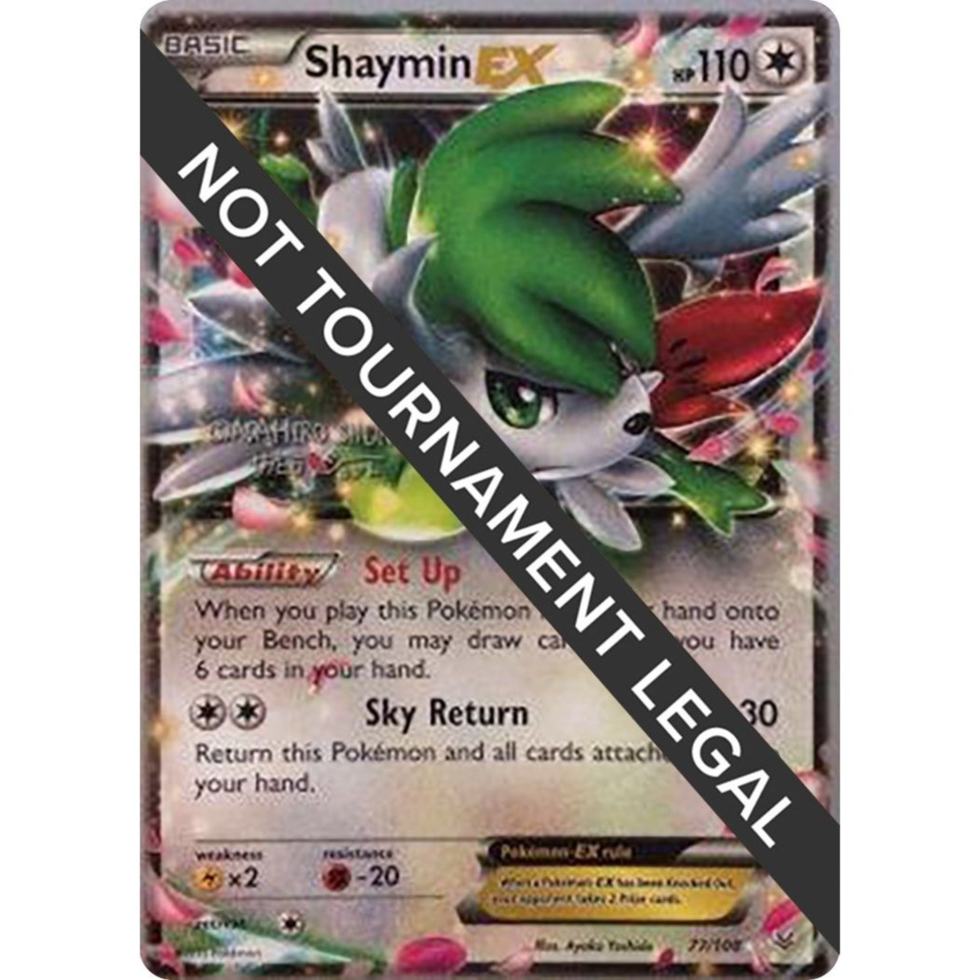 Image for Shaymin EX - 2016 (Shunto Sadahiro) (77/108) (WCD) - Pokemon