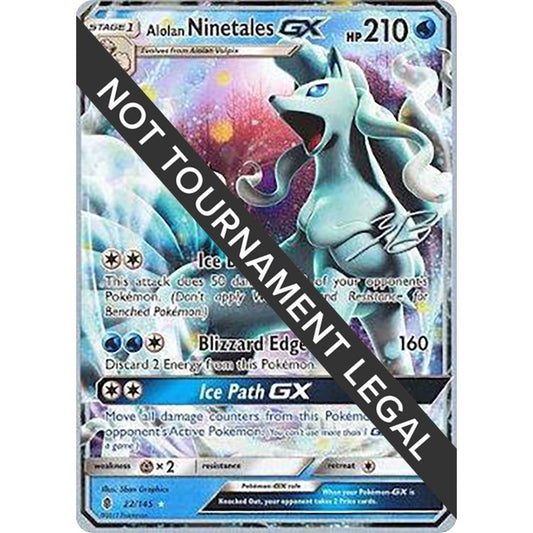 Image for Alolan Ninetales GX - 2017 (Zachary Bokhari) (22/145) (WCD) - Pokemon