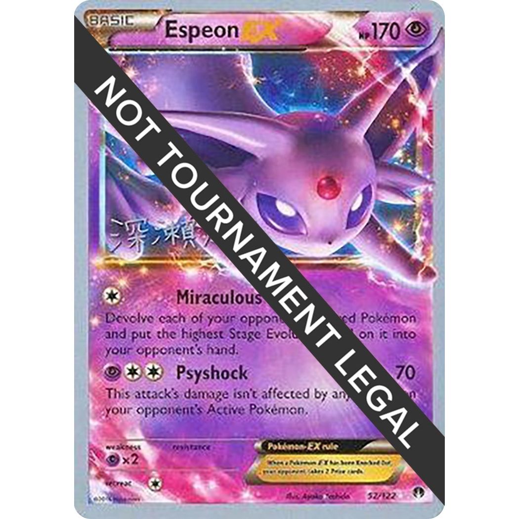 Image for Espeon EX - 2017 (Kabu Fukase) (52/122) (WCD) - Pokemon