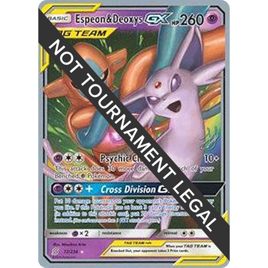 Image for Espeon & Deoxys GX - 2019 (Henry Brand) (72/236) (WCD) - Pokemon