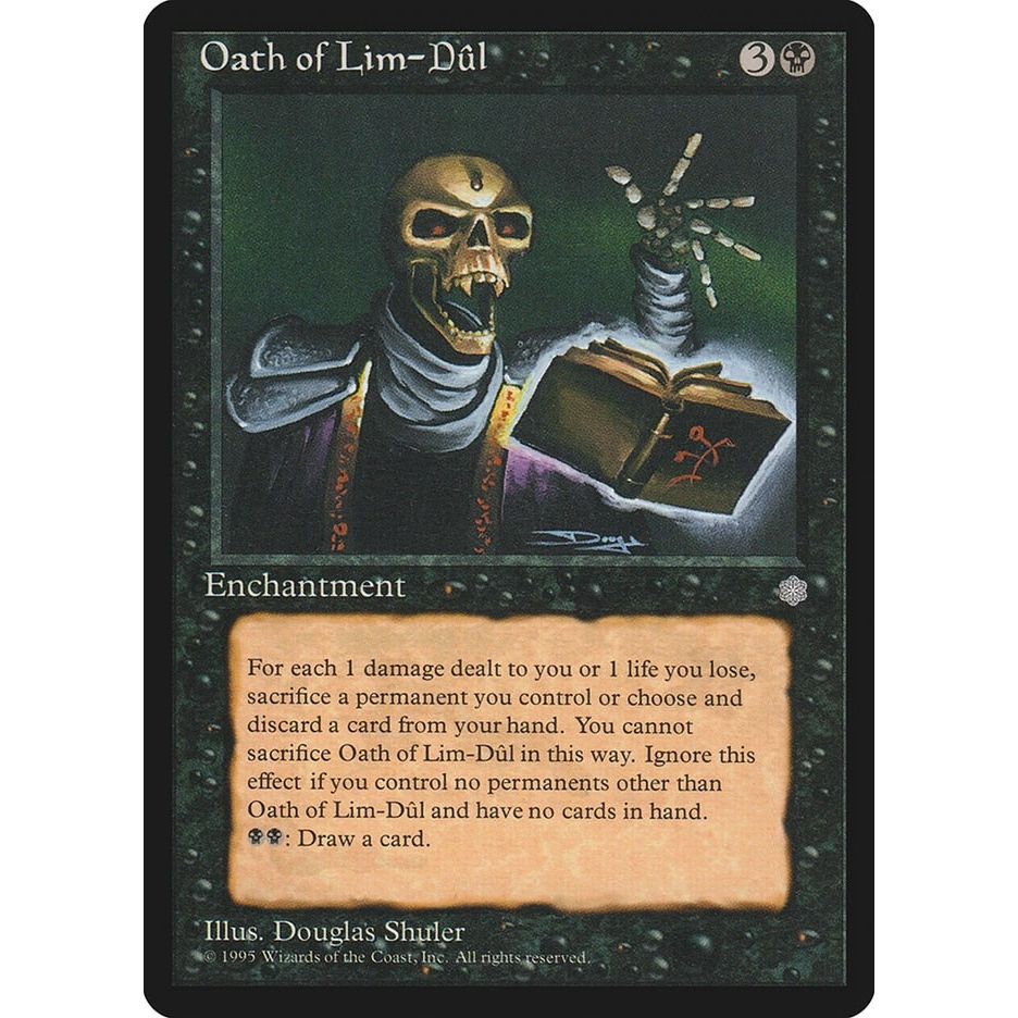 Image for Oath of Lim-Dul (ICE) - Magic: The Gathering