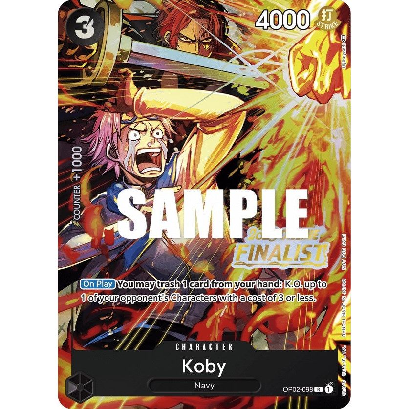 Image for Koby (Online Regional 2023) [Finalist] (OP02-098) (OP-PR) - One Piece Card Game