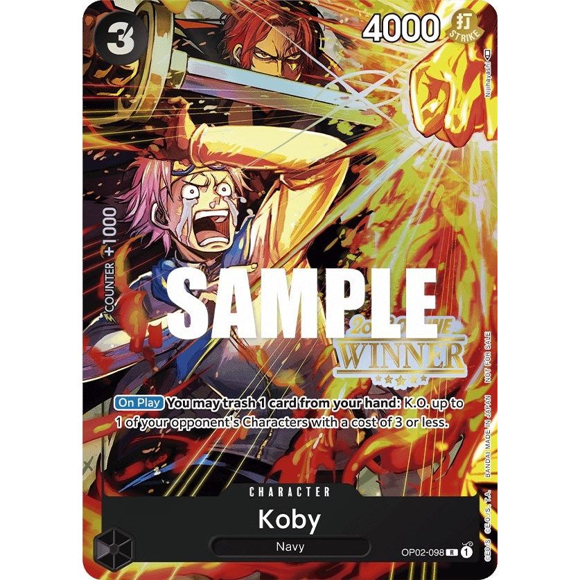 Image for Koby (Online Regional 2023) [Winner] (OP02-098) (OP-PR) - One Piece Card Game