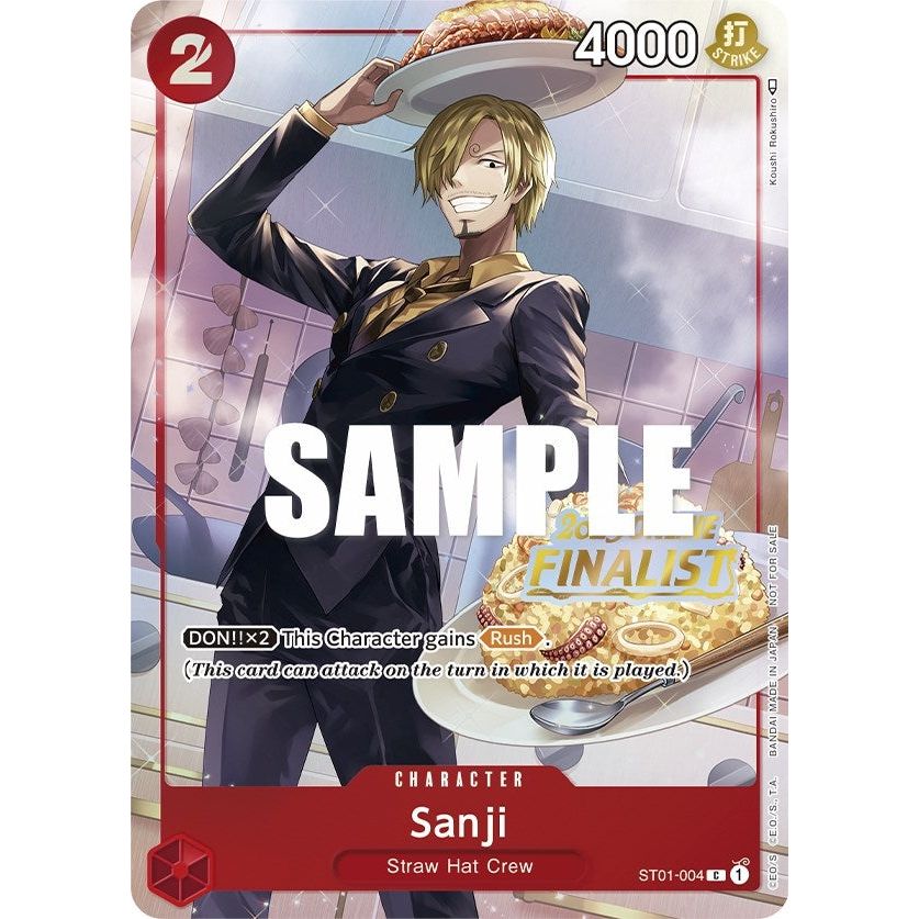 Image for Sanji (Online Regional 2023) [Finalist] (ST01-004) (OP-PR) - One Piece Card Game