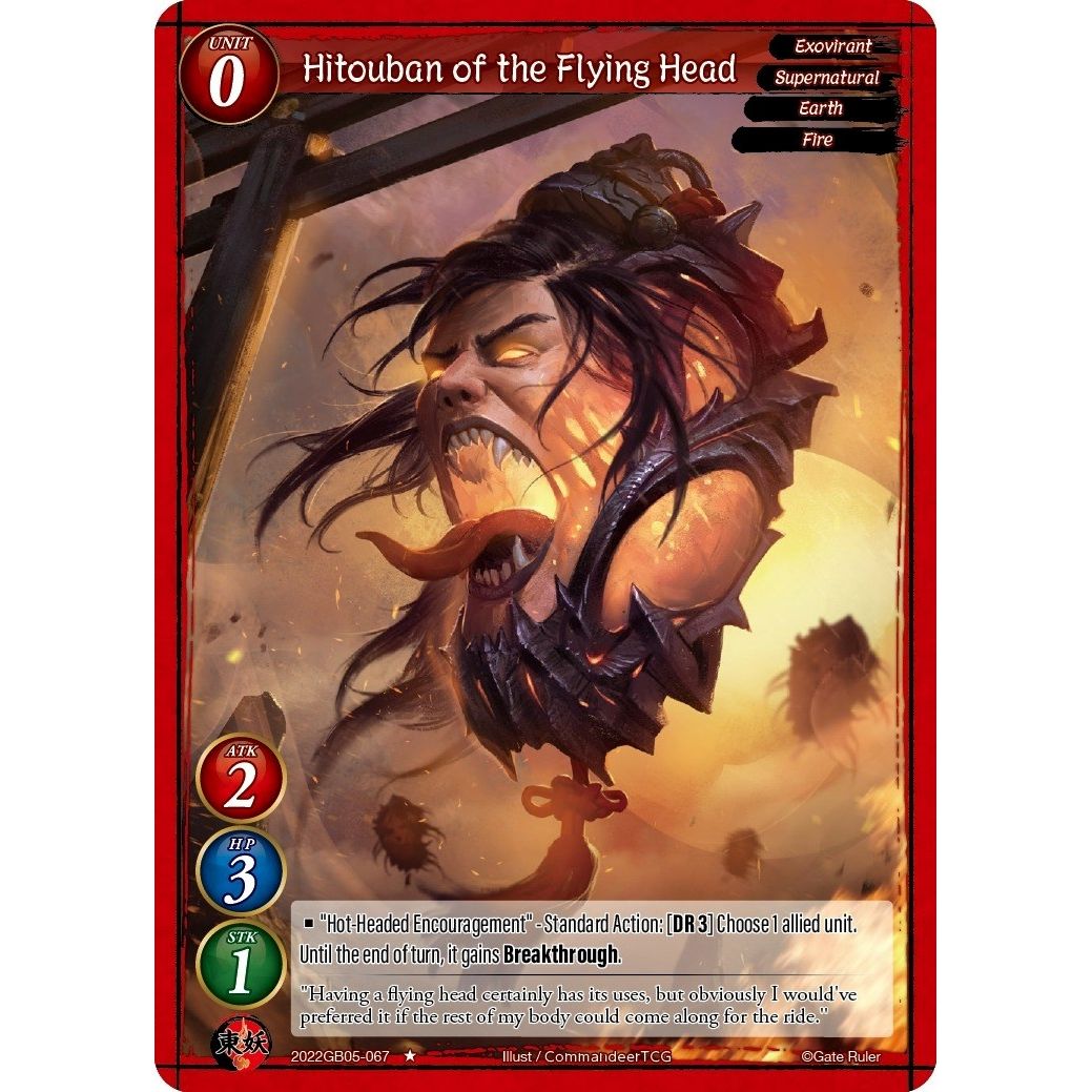 Image for Hitouban of the Flying Head (2022GB05-067) - Gate Ruler