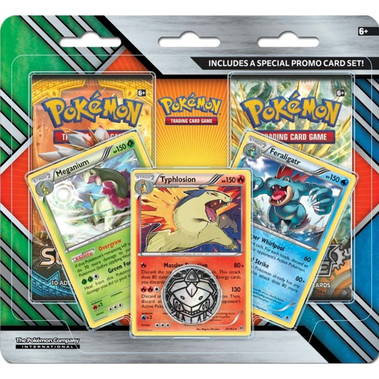 Image for 2-Pack Blister Pack [Meganium, Typhlosion & Feraligatr] - Pokemon