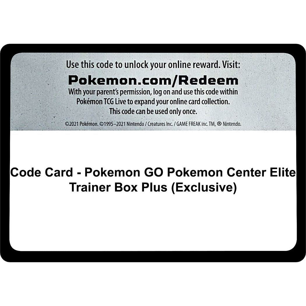 Image for Code Card - Pokemon GO Pokemon Center Elite Trainer Box Plus (Exclusive) (PGO) - Pokemon