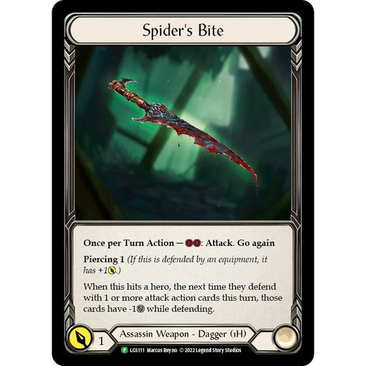 Image for Spider's Bite - LGS111 (LGS111) (PR) - Flesh and Blood TCG