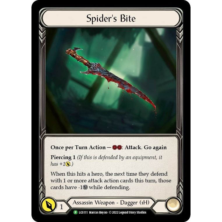 Image for Spider's Bite - LGS111 (LGS111) (PR) - Flesh and Blood TCG