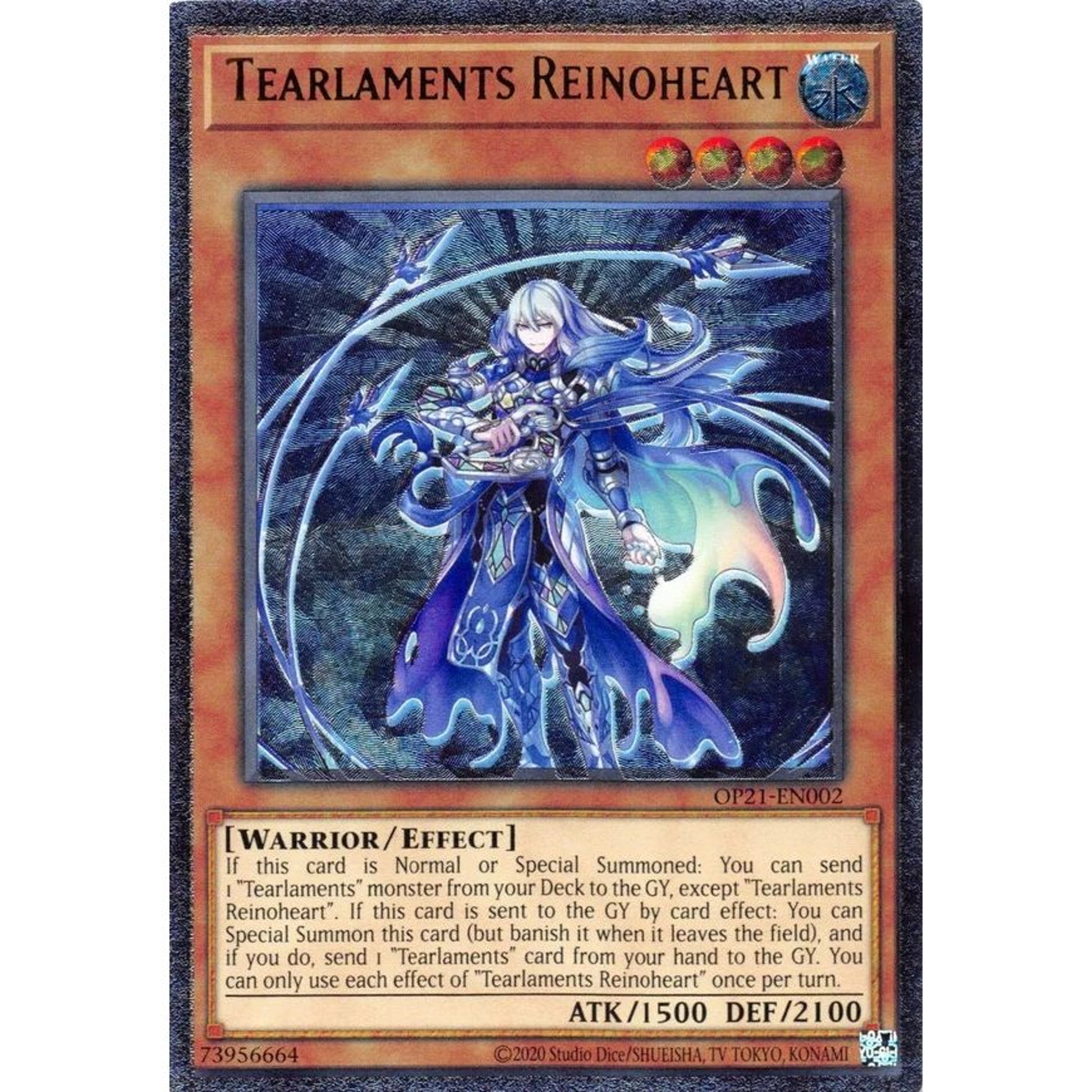 Image for Tearlaments Reinoheart (UTR) (OP21-EN002) (OP21) - YuGiOh