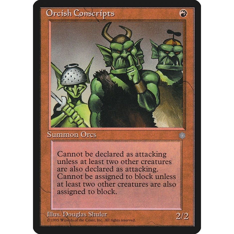 Image for Orcish Conscripts (ICE) - Magic: The Gathering
