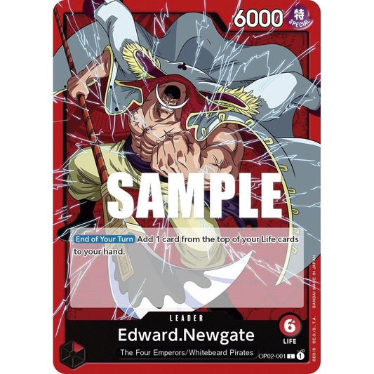 Image for Edward.Newgate (001) (OP02-001) (OP02) - One Piece Card Game