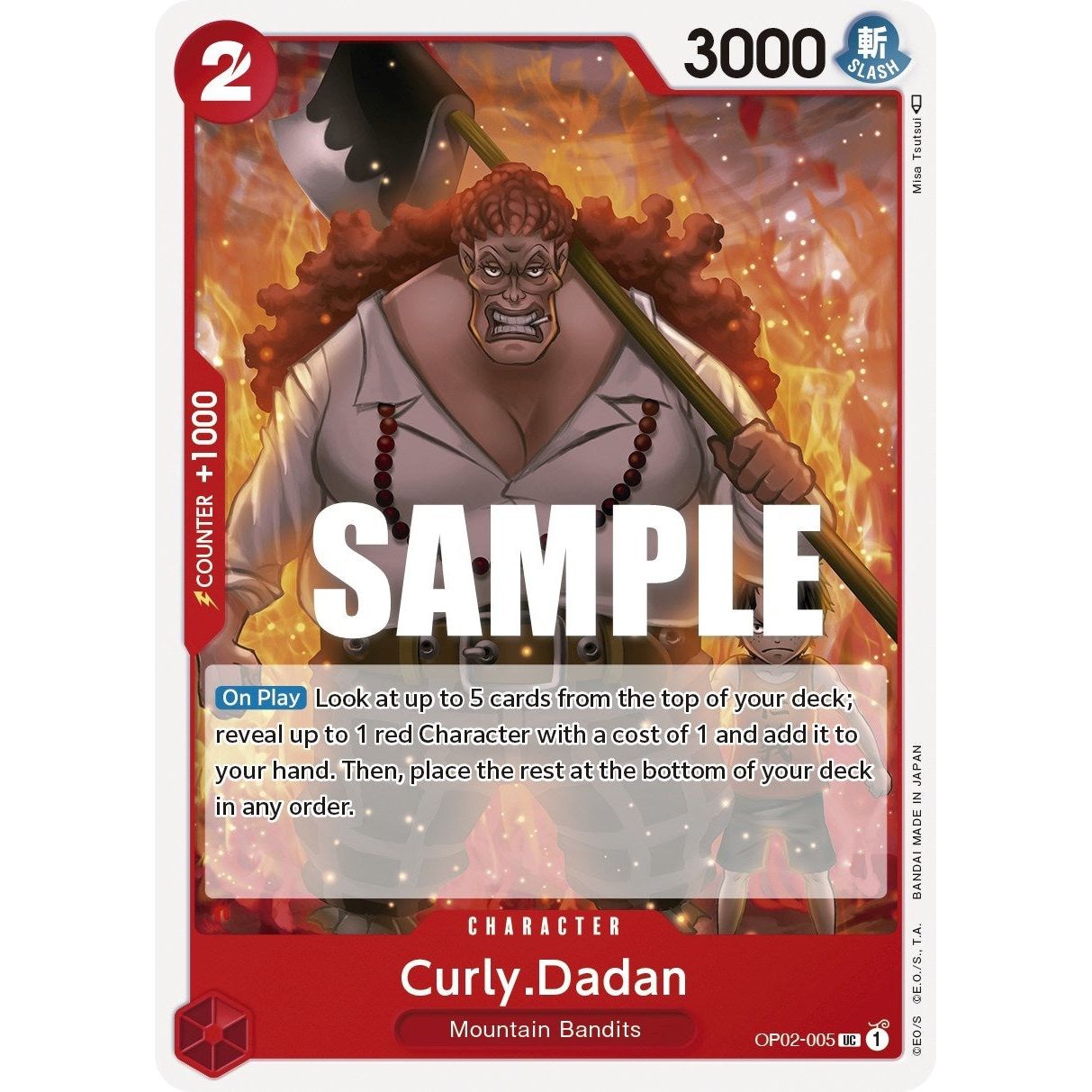 Image for Curly.Dadan (OP02-005) (OP02) - One Piece Card Game