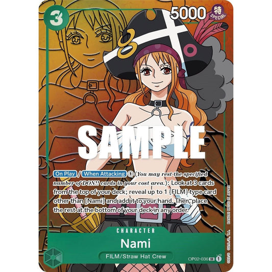 Image for Nami (Alternate Art) (OP02-036) (OP02) - One Piece Card Game