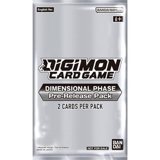 Image for Dimensional Phase Pre-Release Pack - Digimon Card Game