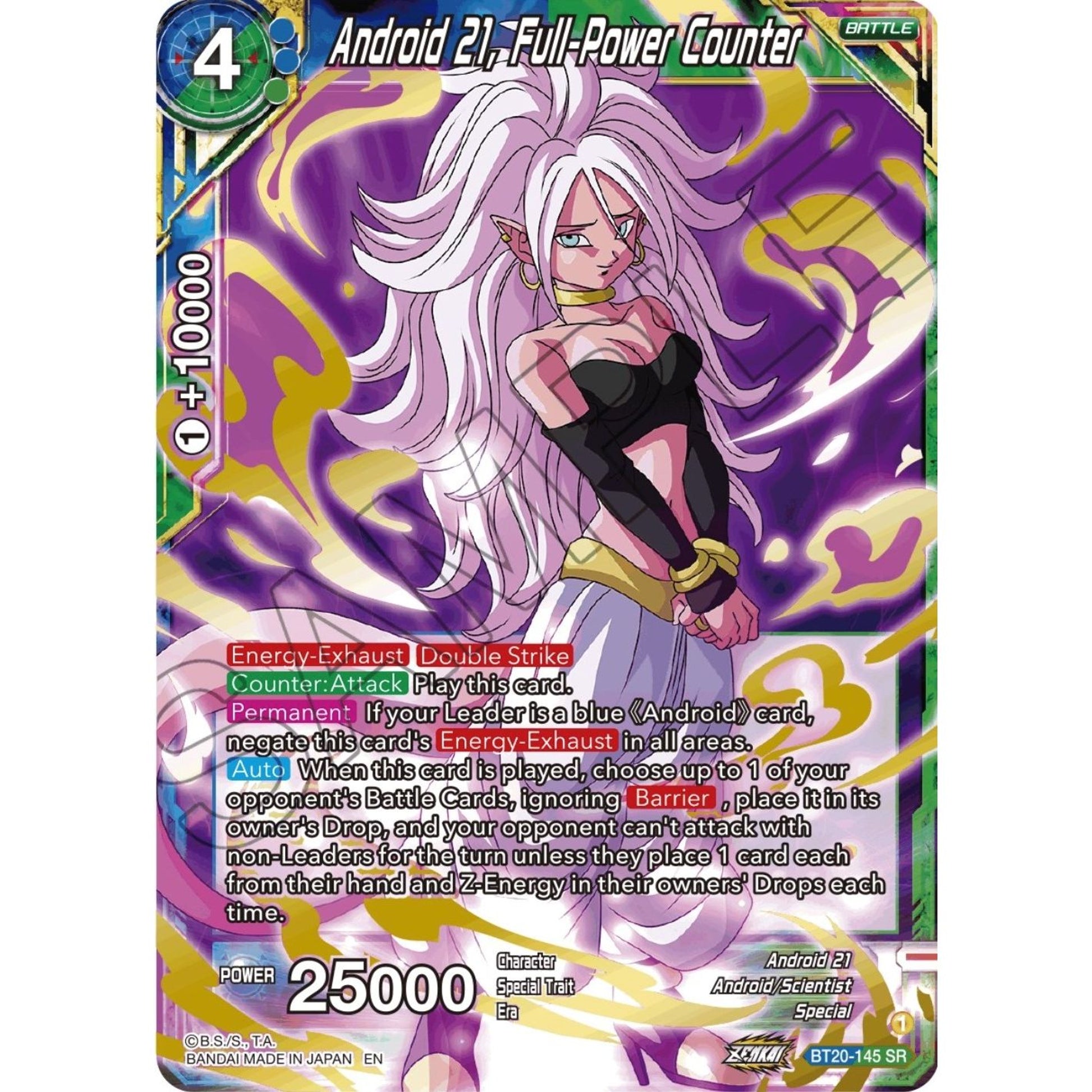 Image for Android 21, Full-Power Counter (BT20-145) (DBS-B20) - Dragon Ball Super: Masters