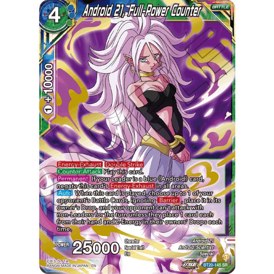 Image for Android 21, Full-Power Counter (BT20-145) (DBS-B20) - Dragon Ball Super: Masters